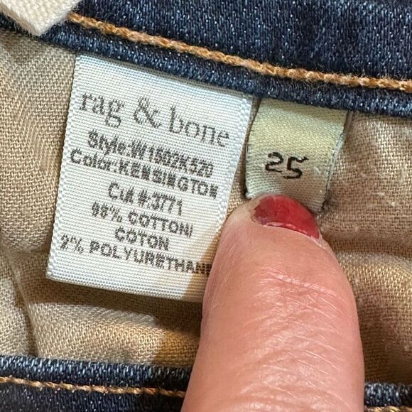 Rag & Bone Skinny Jeans | Kensington Wash - Picture 7 of 8